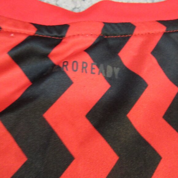 Adidas NHL New Jersey Devils Jersey 3XL Red Black Zigzag NWT - Picture 11 of 12